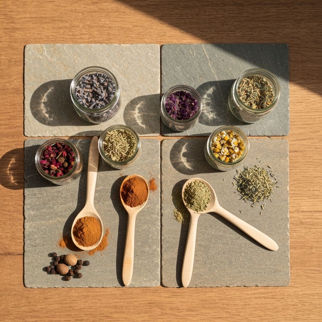 Vorbereitung von Kräutermischungen